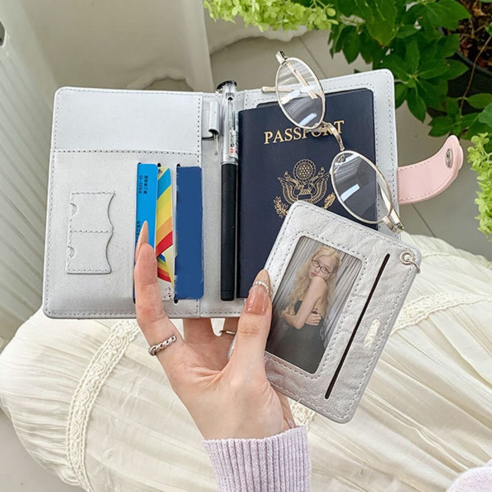Card Holder PU Passport Bag Cu - Travel Accessories Wallet ulasan dan harga