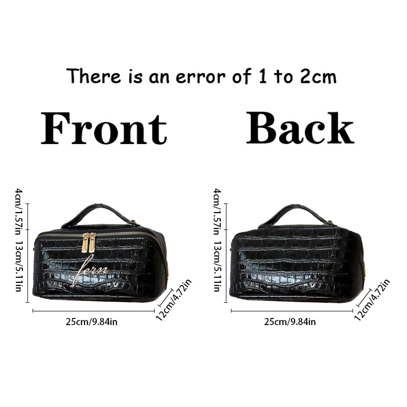 Embroidered Croc Makeup Bag Pe - Travel Accessories Ideas ulasan dan harga