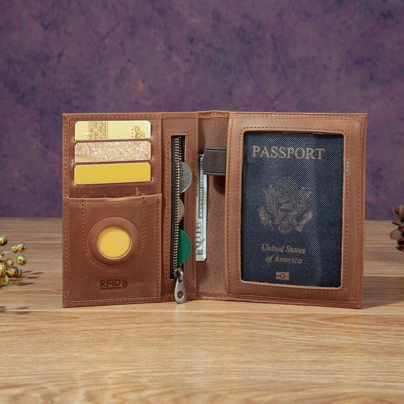Fashionable Unisex Mad  Leathe - Travel Accessories Wallet ulasan dan harga